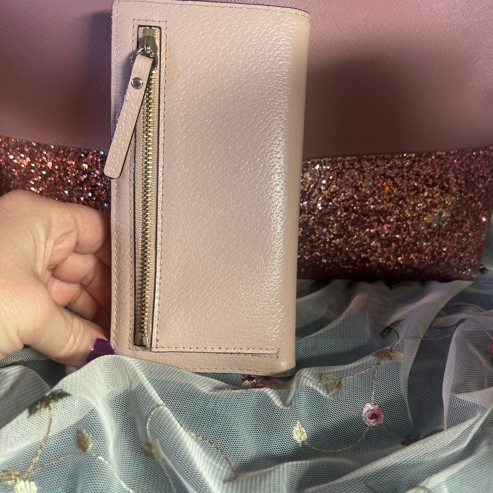 Kate Spade Greta Court Penny Tote with Glitter plus a wallet - Picture 5 of 6